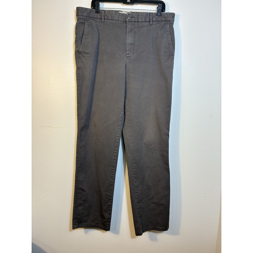 Everlane Chino Pants Me S 36/32 Gray Straight Leg Organic Cotton Preppy Classic‎